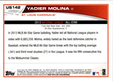 2013 Yadier Molina Topps Update SP PHOTO VARIATION #US142 St. Louis Cardinals