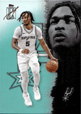 2025-26 Stephon Castle Topps Sigature Class TEAL 221/225 #53 San Antonio Spurs