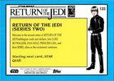 2023 88 Cards 22 Stickers Topps Chrome Star Wars Sapphire Edition RETURN OF THE JEDI #133