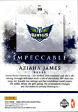 2025 Aziaha James Panini Impeccable WNBA BRONZE ROOKIE 37/75 #99 Dallas Wings