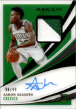 2020-21 Aaron Nesmith Panini Immaculate ROOKIE PATCH 98/99 AUTOGRAPH RELIC RC #108 Boston Celtics