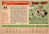 1955 Steve Bilko Topps #93 Chicago Cubs BV $15 2