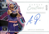 2023 Angelo Dawkins Panini Impeccable HOLO SILVER CANVAS CREATIONS AUTO 03/25 AUTOGRAPH #CC-ADW Friday Night Smackdown