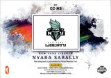 2025 Nyra Sabally Panini Impeccable WNBA CANVAS CREATIONS AUTO 50/99 AUTOGRAPH #CC-NS New York Liberty