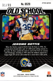 2020 Jerome Bettis Panini Mosaic REACTIVE BLUE OLD SCHOOL 31/99 #OS20 Los Angeles Rams HOF