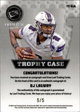 2024 DJ Lagway Press Pass Premium GOLD HYPER TROPHY CASE AUTO 5/5 AUTOGRAPH #TC-DJL Florida Gators