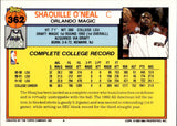 1992-93 Shaquille O'Neal Topps ROOKIE RC #362 Orlando Magic HOF 9