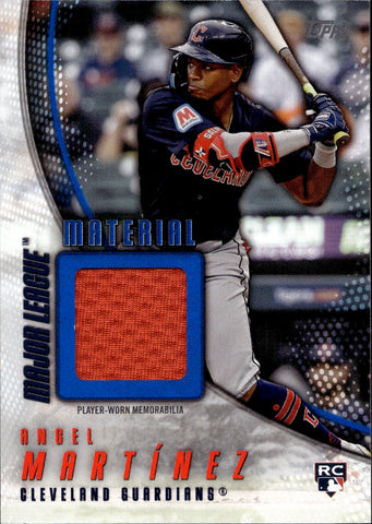 2025 Angel Martinez Topps MAJOR LEAGUE MATERIAL ROOKIE JERSEY 145/150 Cleveland Guardians #MLM2-AMA