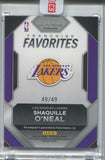 2023-24 Shaquille O'Neal Autograph Panini Prizm FRANCHISE FAVORITES 49/49 #FF-SHQ AUTO LOS ANGELES LAKERS