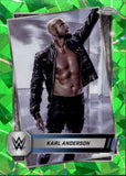 2025 Karl Anderson Topps Chrome SAPPHIRE GREEN 12/75 #79