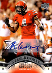 2015 Randy Gregory Upper Deck STAR ROOKIE AUTO AUTOGRAPH RC #121 Dallas Cowboys