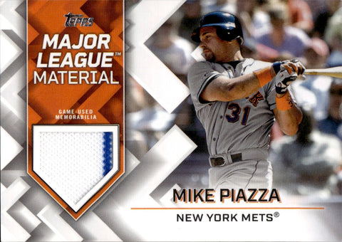 2022 Mike Piazza Topps MAJOR LEAGUE MATERIAL JERSEY New York Mets #MLM-MP