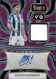 2024-25 Martin Zubimendi Relic Autograph Panini Select La Liga #AM-MZ 10/49 PURPLE PRIZM AUTO MEMORABILIA REAL SOCIEDAD