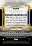 2020 Luis Arraez Topps Triple Threads TRIPLE JERSEY AUTO 80/99 Minnesota Twins #RFPAR-LA