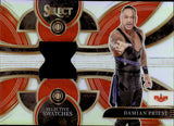 2024 Damian Priest Panini Select SELECTIVE SWATCHES SILVER RELIC #SW-DPR