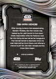 2025 Obi-Wan Kenobi Topps Chrome Star Wars Galaxy #9 16/99 WAVE REFRACTOR