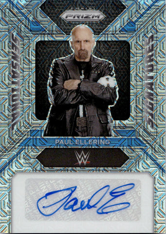 2024 Paul Ellering Panini Prizm MOJO SENSATIONAL SIGNATURES AUTO 04/25 AUTOGRAPH #SS-PEL Friday Night Smackdown