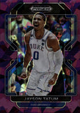 2022 Jayson Tatum Panini Prizm Draft Picks PURPLE CRACKED ICE 016/149 #23 Boston Celtics