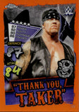 2021 The Undertaker Topps Slam Attax ORANGE REFRACTOR 25/25 #122 WWE Legend