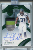 2024 Kam Chancellor Panini Eminence EMERALD PATCH AUTO 1/3 AUTOGRAPH RELIC #PA-KCR Seattle Seahawks
