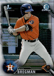 2016 Alex Bregman Bowman Chrome 1ST BOWMAN REFRACTOR 273/499 #BCP4 Houston Astros
