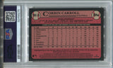 2024 Corbin Carroll Topps Silver Pack ORANGE REFRACTOR 1989 DESIGN AUTO 19/25 AUTOGRAPH PSA 8 #T89-C26 Arizona Diamondbacks 6275