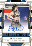 2024 Blair Devenport Panini National Treasures INTERNATIONAL TREASURES AUTO 61/99 AUTOGRAPH #IT-BDV Friday Night Smackdown