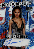 2025 Teyana Taylor Leaf Pop Century BLUE MOJO KNOCKOUTS AUTO 5/8 AUTOGRAPH #K-TT1 Spike Tee