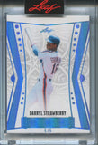 2025 Darryl Strawberry Leaf Spectacular PLATINUM BLUE FOIL 5/5 #23 New York Mets