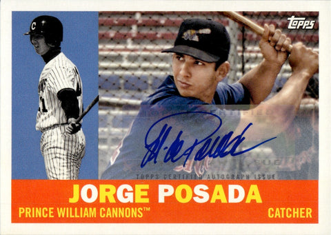2022 Jorge Posada Topps Pro Debut MiLB LEGENDS AUTO 16/50 AUTOGRAPH #MILB-1 New York Yankees