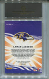 2021 Lamar Jackson Donruss Optic MY HOUSE! ORANGE GAS 9.5 #MH-9 Baltimore Ravens 4024