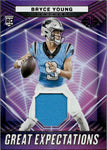 2023 Bryce Young Panini Illusions ROOKIE GREAT EXPECTATIONS JERSEY RELIC #GE-BYO Carolina Panthers