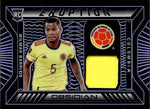 2021-22 Wilmar Barrios Panini Obsidian ERUPTION ELECTRIC ETCH PURPLE ROOKIE JERSEY 04/75 RELIC #E-WB Columbia