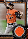2022 Lance McCullers Jt. Topps Museum MEANINGFUL MATERIALS JERSEY 15/50 RELIC #MMR2-LM Houston Astros