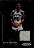 2020-21 David Robinson Panini Prizm SENSATIONAL SWATCHES JERSEY RELIC #SSW-DRO San Antonio Spurs HOF