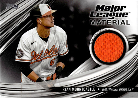 2022 Topps Ryan Mountcastle Jersey Relic Baltimore Orioles Major League  Material