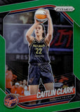 2025 Caitlin Clark Panini Prizm WNBA GREEN PRIZM #22 Indiana Fever