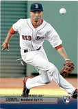 2014 Mookie Betts Topps Stadium Club ROOKIE RC #140 Boston Red Sox