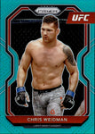 2021 Chris Weidman Panini Prizm UFC TEAL 23/49 #88 Light Heavyweight