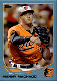 2013 Manny Machado Topps BLUE BORDER ROOKIE RC #270 Baltimore Orioles
