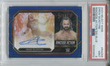 2023 Drew McIntyre Panini Select WWE BLUE RINGSIDE ACTION SIGNATURE AUTO 45/49 AUTOGRAPH PSA 9 #RA-DMI Friday Night Smackdown 3892