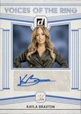 2023 Kayla Braxton Panini Chronicles WWE ROOKIE VOICES OF THE RING SIGNATURES AUTO AUTOGRAPH RC #VR-KBX Friday Night Smackdown 1