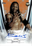 2020 Booker T Topps WWE Undisputed ORANGE AUTO 26/99 AUTOGRAPH #A-BT WWE HOF
