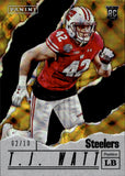 2017 T.J. Watt Panini Father's Day FUTURE FRAMES ROOKIE 02/10 RC #75 Pittsburgh Steelers