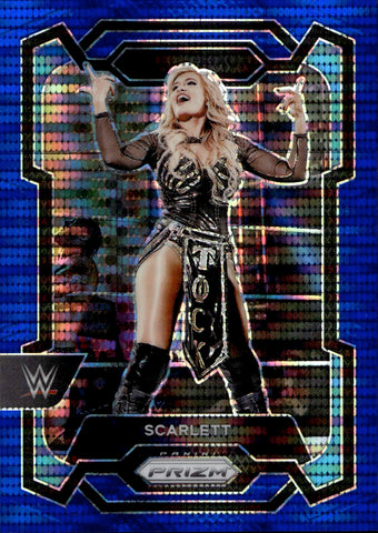 2024 Scarlett Panini Prizm BLUE PULSAR 12/75 #123 Friday Night Smackdown