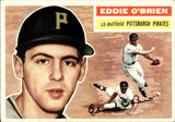 1956 Eddie O'Brien Topps #116 Pittsburgh Pirates BV $15