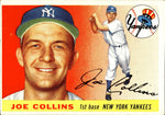 1955 Joe Collins Topps #63 New York Yankees BV $50