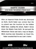 2025 Darth Vader Topps Smugglers Outpost TOPPS CHROME BLACK #CB-1