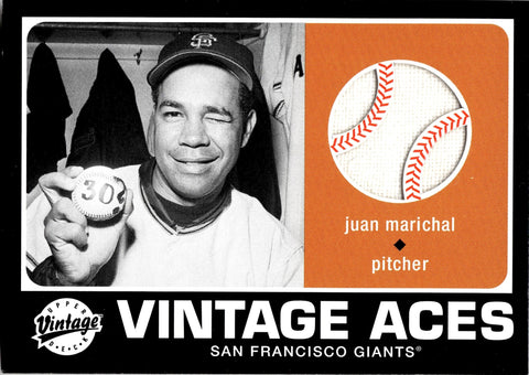 2002 Juan Marichal Upper Deck Vintage ACES JERSEY RELIC #A-JM San Francisco Giants HOF