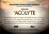 2025 Tracking Down Mae Aniseya Topps Chrome Star Wars Acolyte GOLD REFRACTOR 30/50 #AC-6